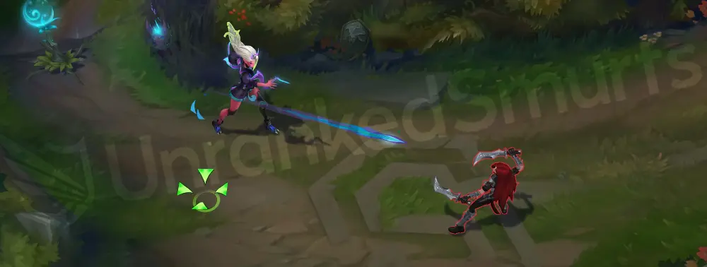 Street Demons Zyra basic auto attack animation with paint-infused projectile
