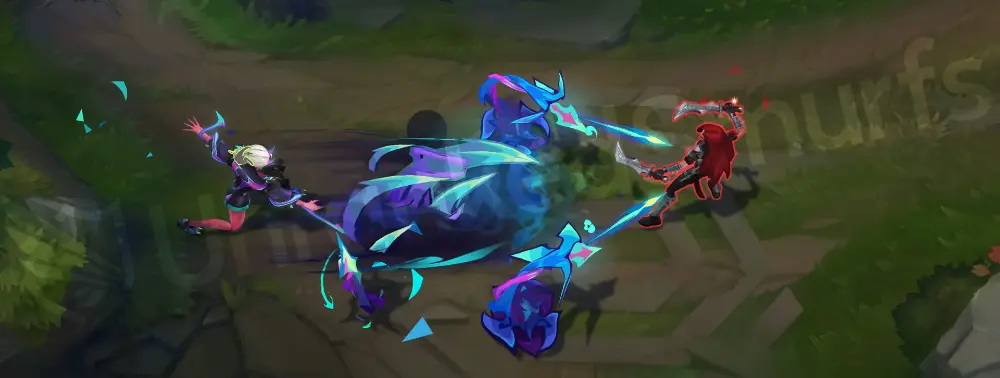 Street Demons Zyra E grasping vines as painted ribbons snaring foes