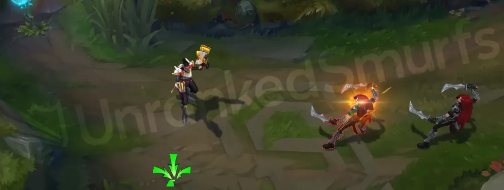 Strike Paladin Lucian in-game stance and model read, showing armor and pistols