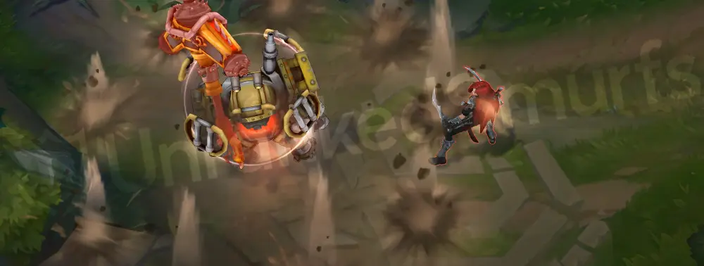 Subterranean Nautilus E - Riptide ground burst with gritty industrial particles