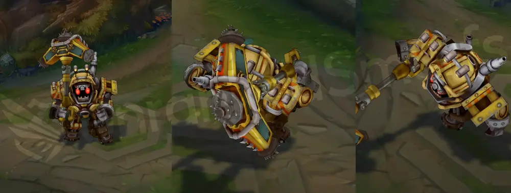 Subterranean Nautilus front and side in-game overview