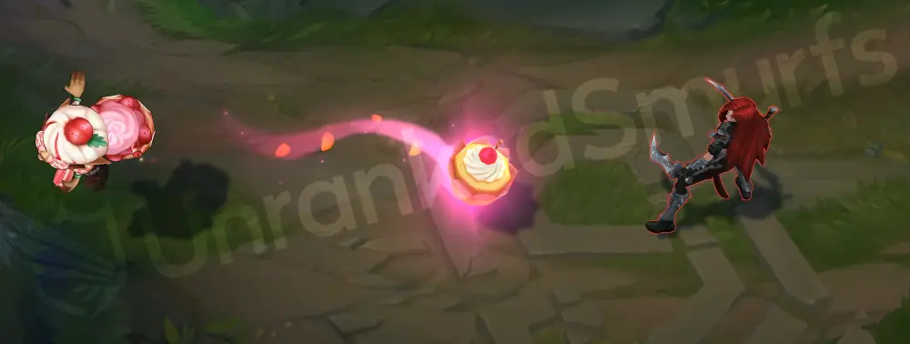 Sugar Rush Ziggs Q - Bouncing Bomb as a pastel pastry projectile 1