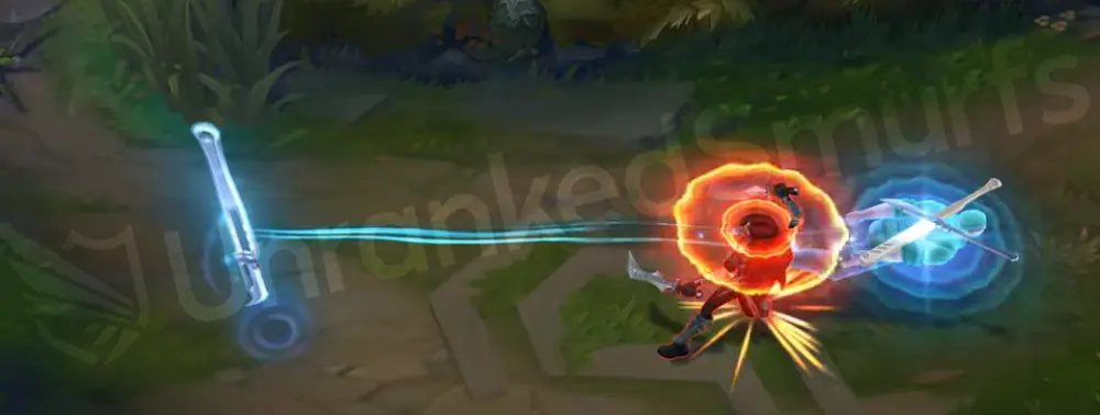 Surgeon Shen E dash trail tinted in surgical cyan