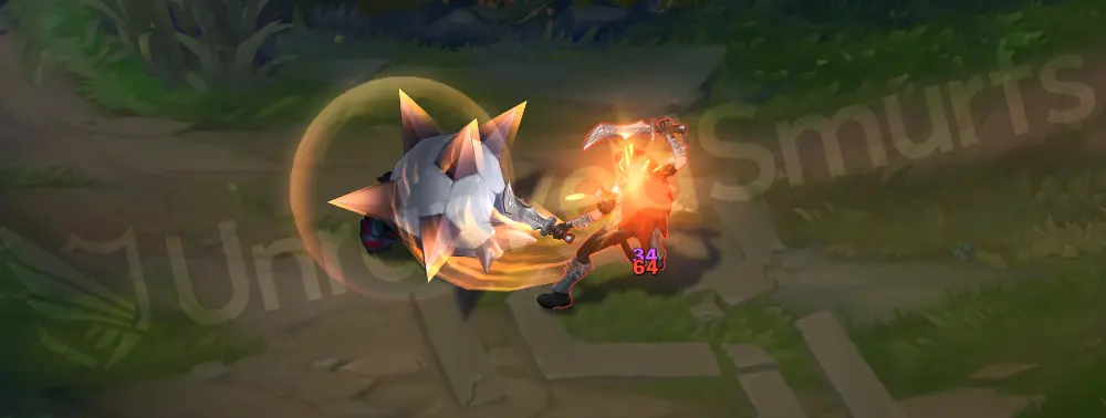 Sweeper Rammus W (Defensive Ball Curl) with clean sport-themed visuals