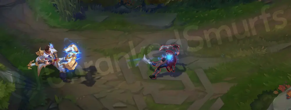 T1 Jayce basic attack animation and projectile trail 3