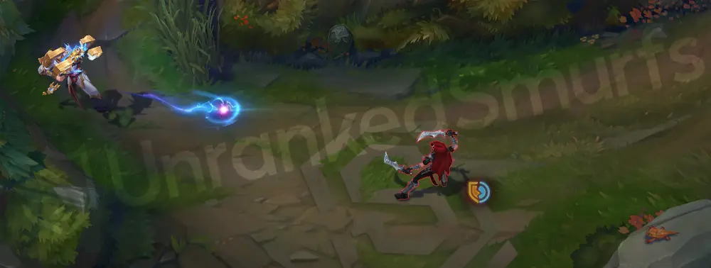 T1 Jayce Q - Shock Blast visual effect 4