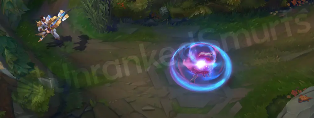 T1 Jayce Q - Shock Blast visual effect 5