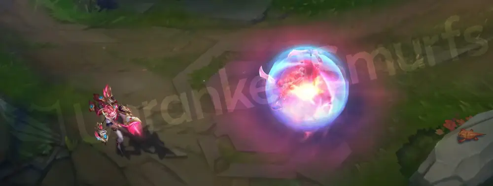 T1 Jinx Q animation: switch to Fishbones rocket launcher with vivid red tints