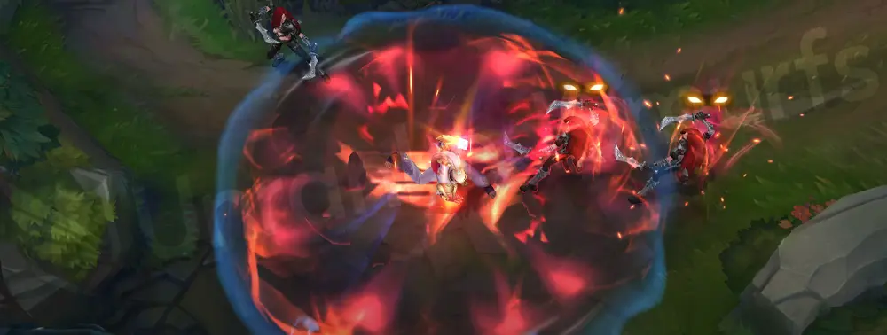 T1 Lee Sin E - Tempest with T1 logo burst on cast