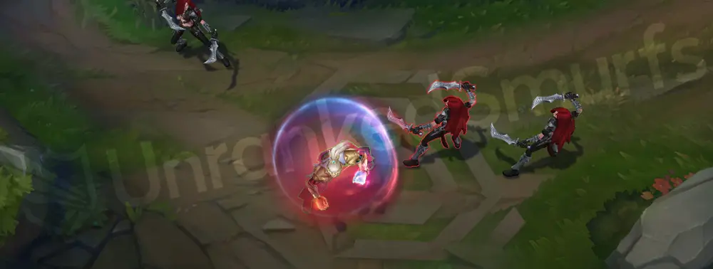 T1 Lee Sin W - Safeguard shield with subtle team accents