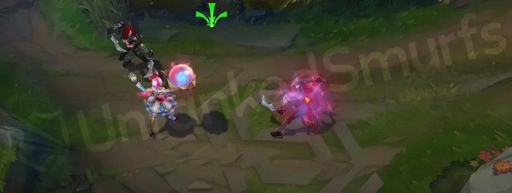 T1 Orianna basic attack animation and projectile trail