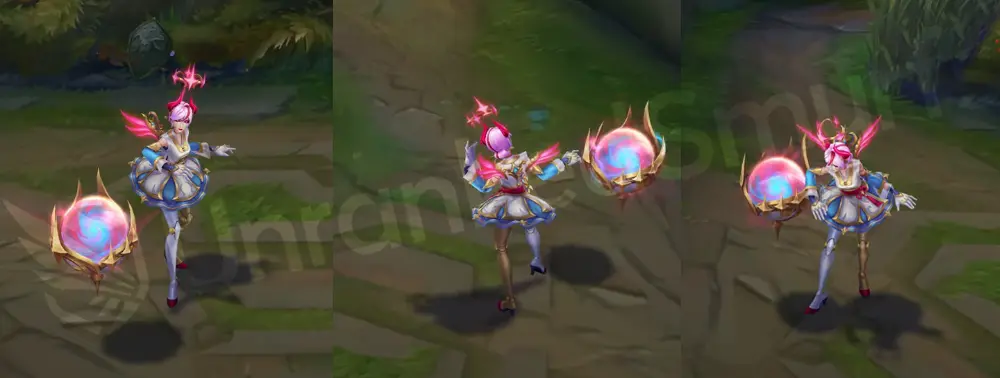 T1 Orianna in-game overview, front and side profile