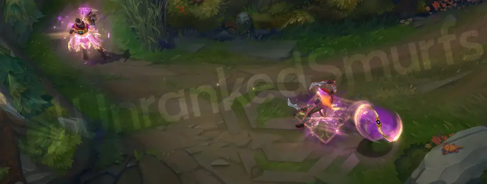 Three Honors Akshan Q return pass with indigo highlights