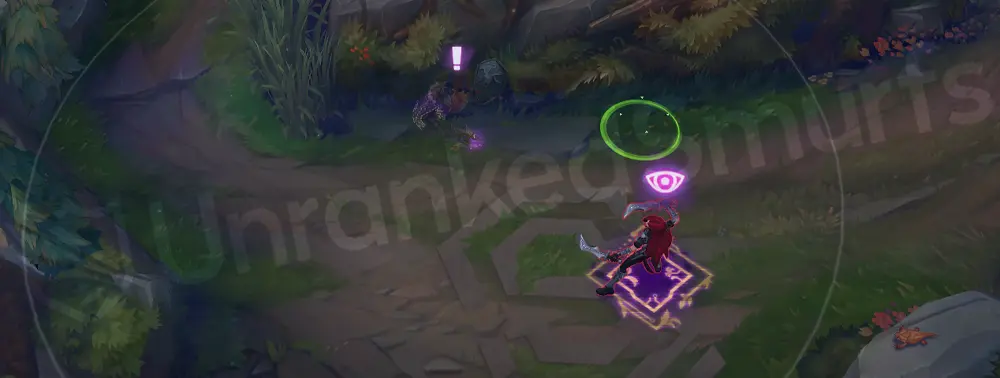 Three Honors Akshan W camouflage activation with violet shimmer