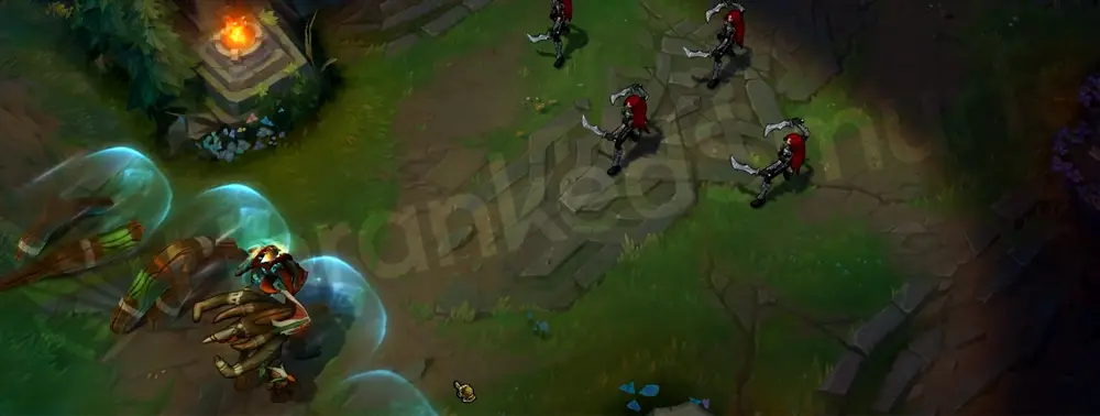 Totemic Maokai R bramble surge initial cast