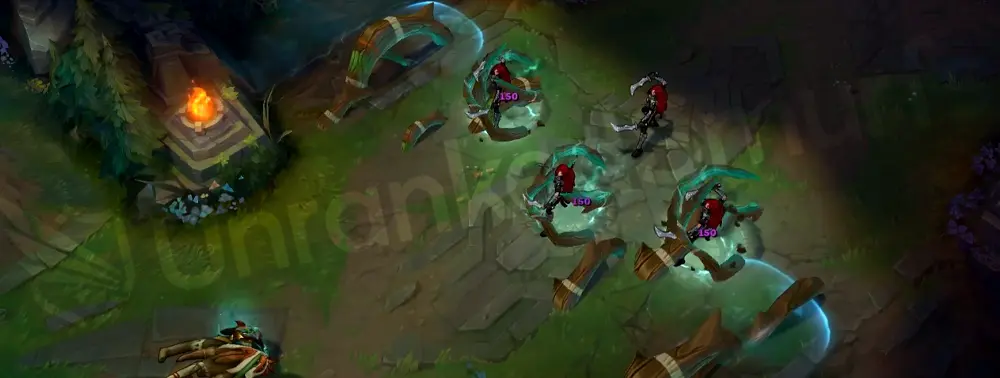 Totemic Maokai R bramble surge wave traveling forward