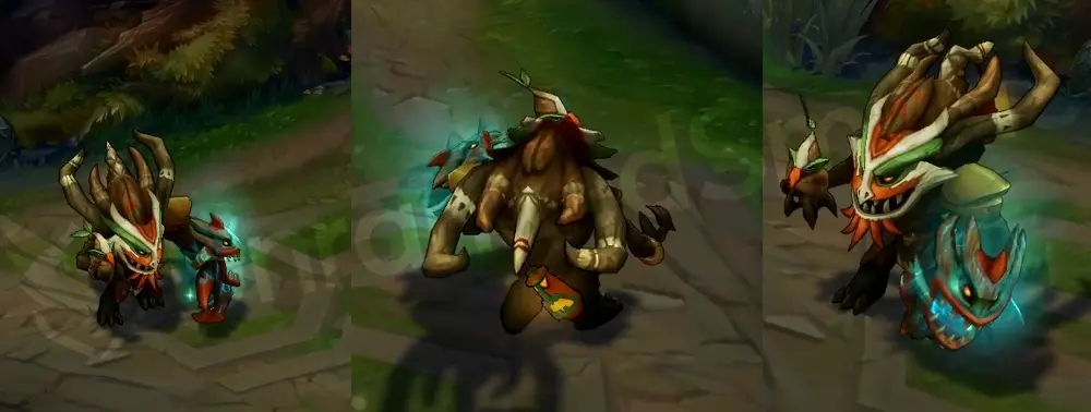 Totemic Maokai front and side overview in-game