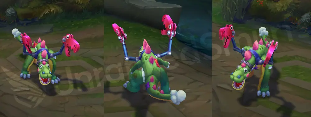 Toy Terror Cho'Gath front and side overview in-game