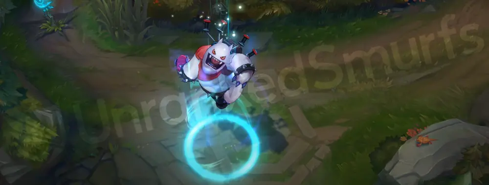 TPA Nunu & Willump recall animation with esports-themed visuals