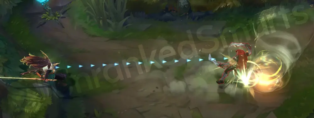 Truth Dragon Yasuo Q tornado with dragon-scale swirl