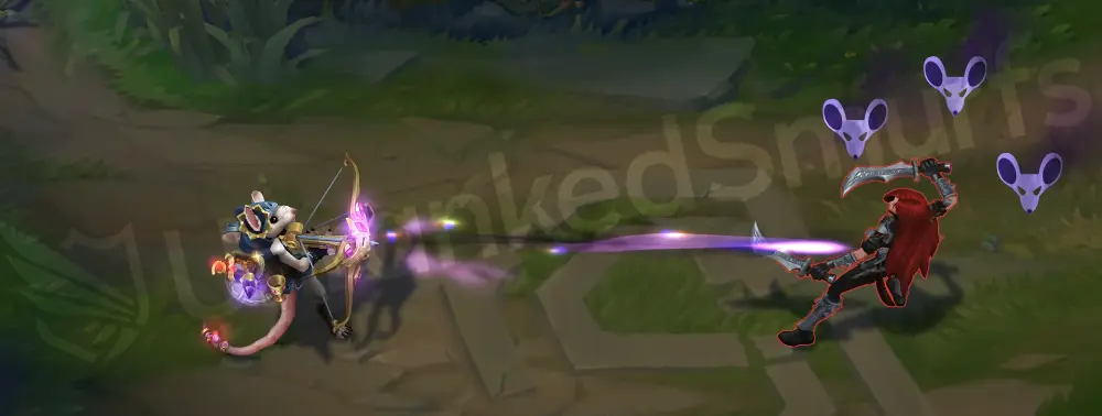 Twitch Shadowfoot basic attack animation part 1