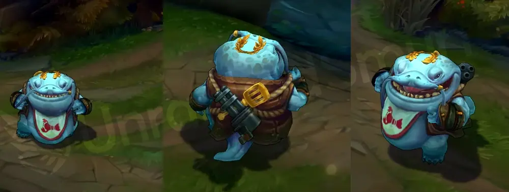 Urf Kench skin overview front and side in-game