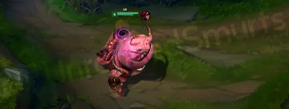 Urf Kench W - Devour cast and spit