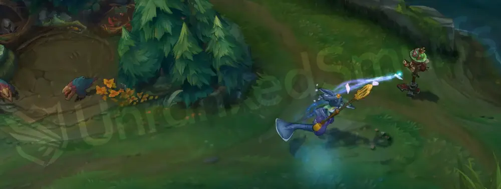 Urf the Nami-tee Nami basic attack animation 1