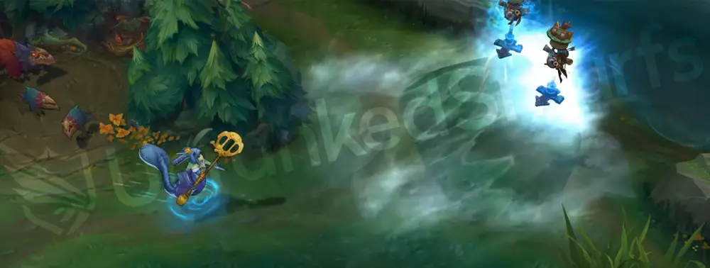 Urf the Nami-tee Nami R - Tidal Wave traveling forward