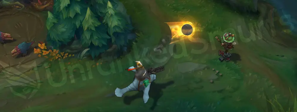 Urfrider Corki Phosphorus Bomb (Q) effect, part 1