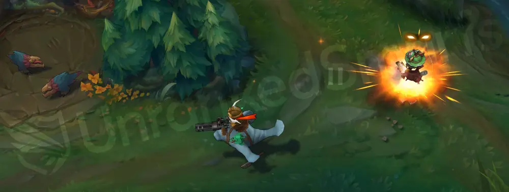 Urfrider Corki Phosphorus Bomb (Q) effect, part 2