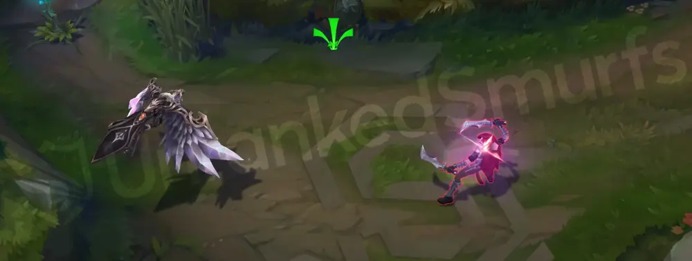 Victorious Anivia basic attack animation with pink-purple crystal trail, part 2