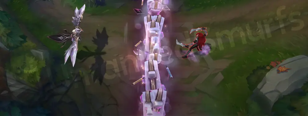 Victorious Anivia W - Crystallize wall with faceted violet ice