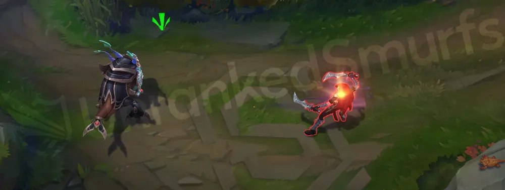 Victorious Kog'Maw idle stance and model close-up, highlighting brass plates and single-eye visor