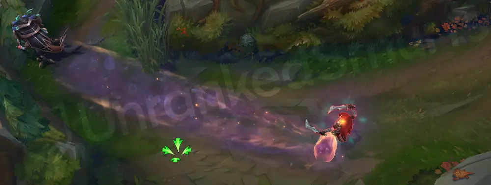 Victorious Kog'Maw E puddle effect and slow field with regal highlights