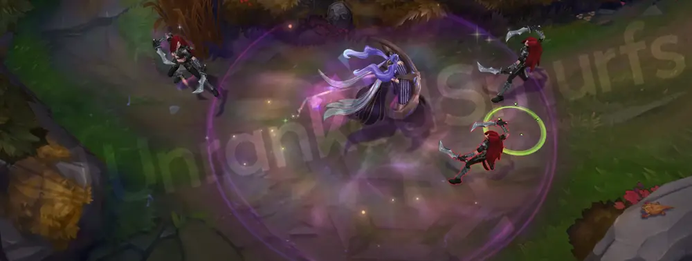 Victorious Sona E - Song of Celerity trail with star-like accents