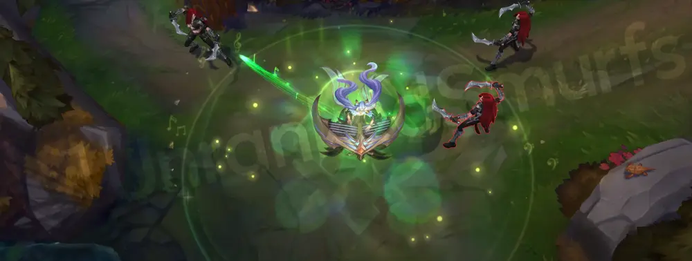 Victorious Sona W - Aria of Perseverance shield glow