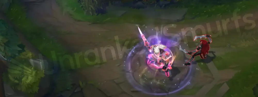 Victorious Tryndamere R animation Undying Rage retaining classic red hue