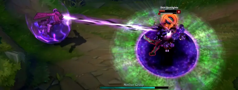 Vizier Malzahar R - Nether Grasp tether effect clarity update