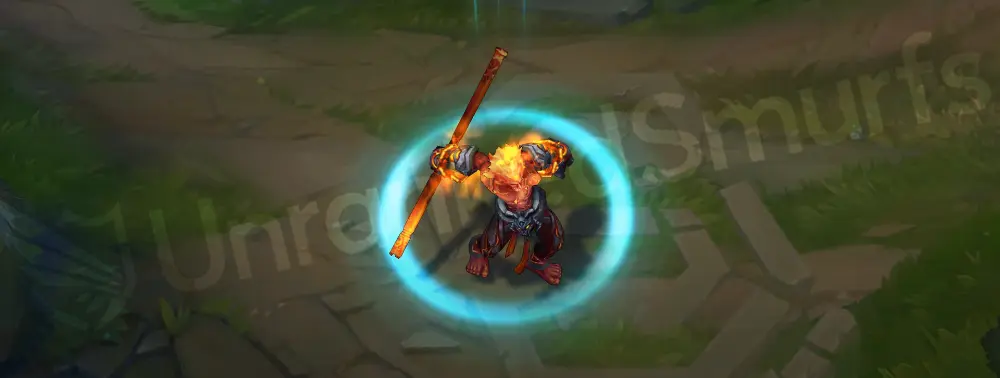 Volcanic Wukong recall using base animation
