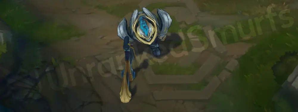 Warden Nautilus emote or joke animation pose