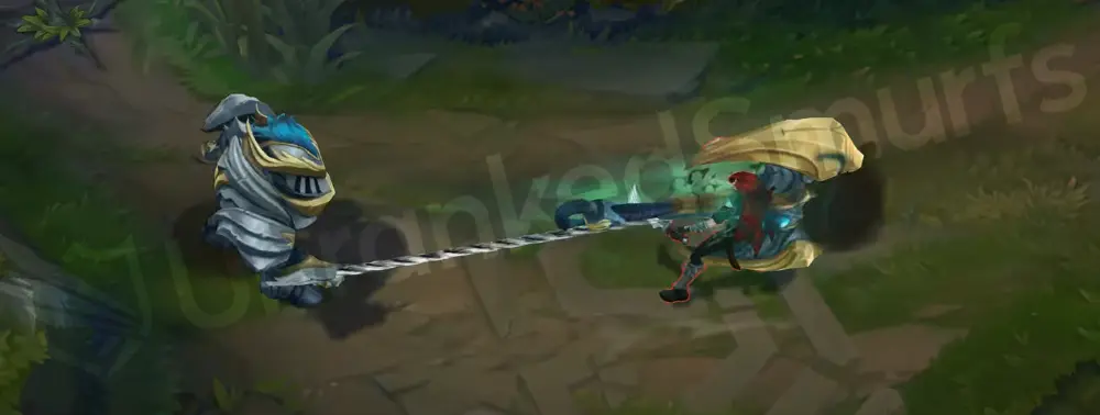 Warden Nautilus Dredge Line (Q) cast with anchor halberd model