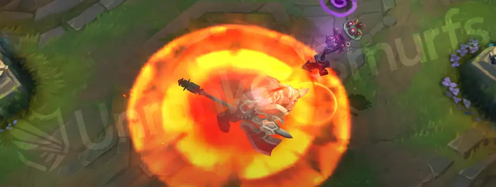 Warmonger Sion R - Unstoppable Onslaught charge and trail