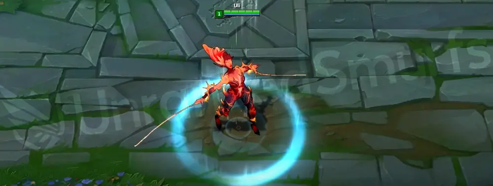 Wildfire Zyra recall animation (standard recall shown with fire-themed model)