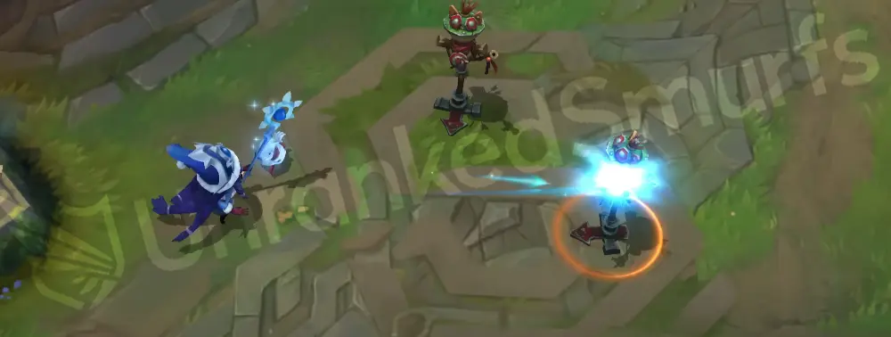 Winter Wonder Lulu basic attack projectile, icy trail part 2
