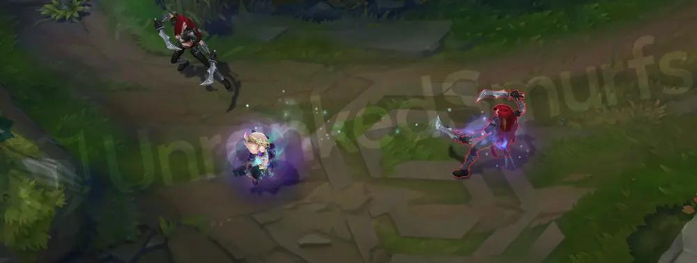 Winterblessed Annie basic attack 2 - spectral hit effect