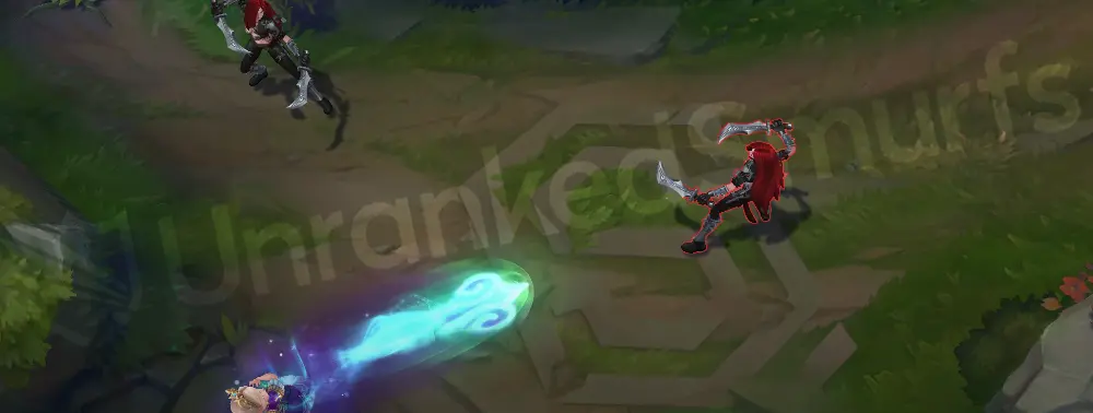 Winterblessed Annie Q cast - icy projectile with gold filigree
