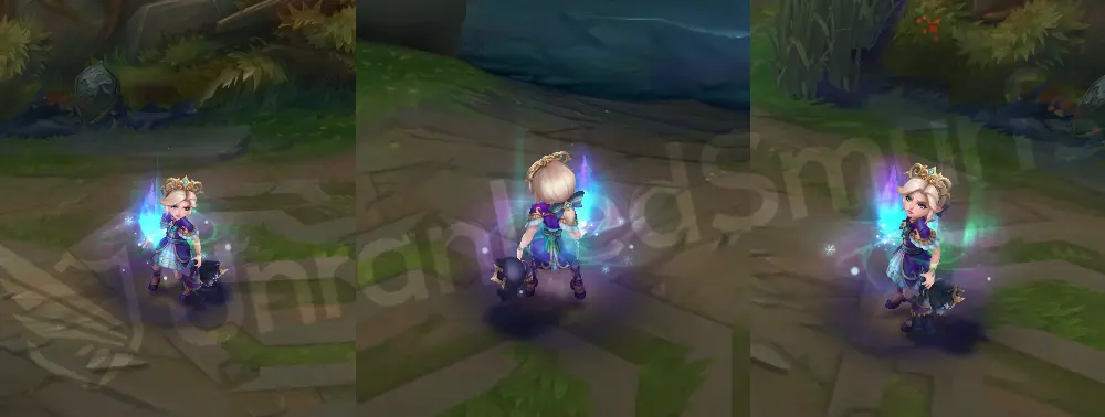 Winterblessed Annie front and side in-game overview