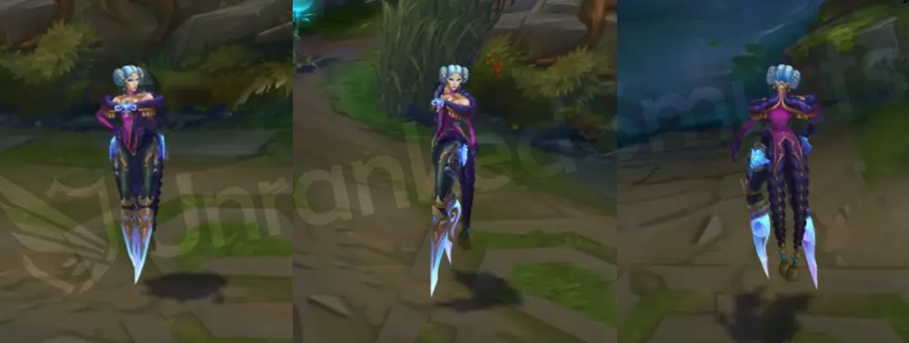 Winterblessed Camille front and side overview in-game