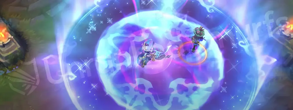 Winterblessed Diana R with amplified aurora effects on multiple targets